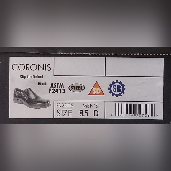 NIB FLORSHEIM Men's Work Shoes SIZE 8.5 D / #069 - Picture 9 of 10